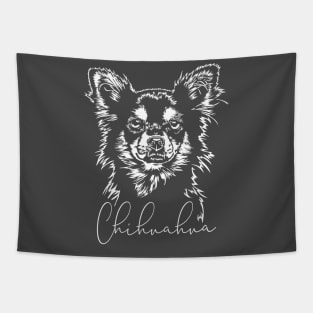 Chihuahua cute Portrait dog lover Tapestry