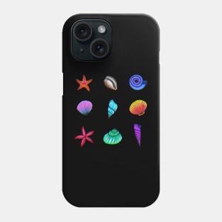 Rainbow Sea Shells Phone Case