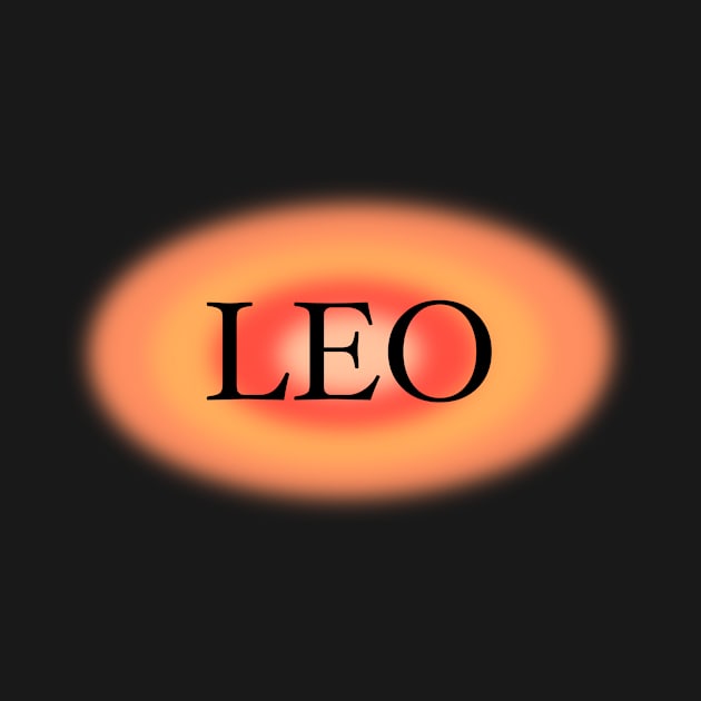 Glowing Aura Leo Zodiac Sign by Scarlett Blue