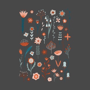 Scandi Wildflowers Of The Summer T-Shirt