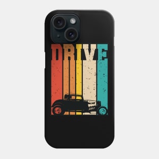 Drive Retro Hot Rod Car Lovers Illustration Phone Case