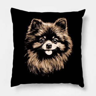 Cute Pomeranian Dog Pillow