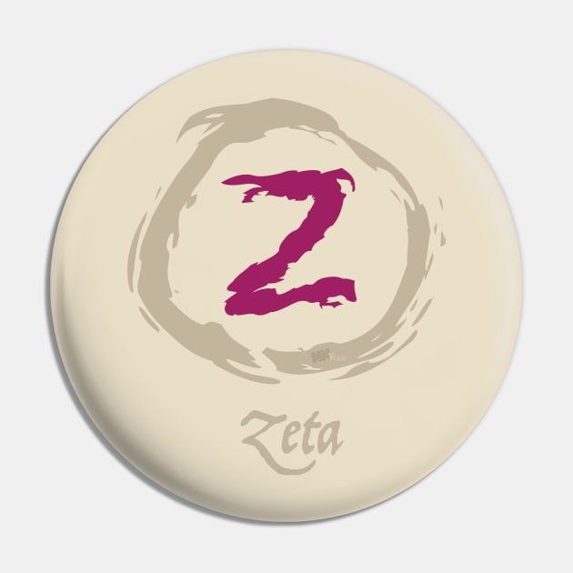 greek Zeta Pin by NN Tease