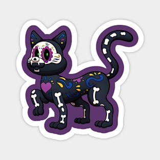 Day Of The Dead Cat Magnet