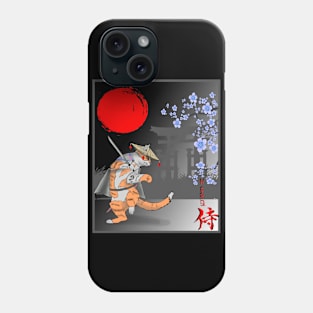 cat, Neko samurai Phone Case