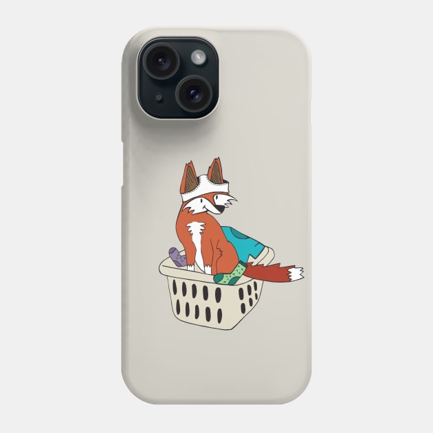 Fox jocks and socks laundry day Phone Case by so_celia