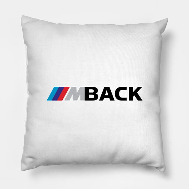 BMW Pillow by baxteros