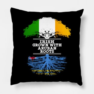 Irish Grown With Aruban Roots - Gift for Aruban With Roots From Aruba Pillow