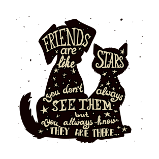 friends are like stars T-Shirt