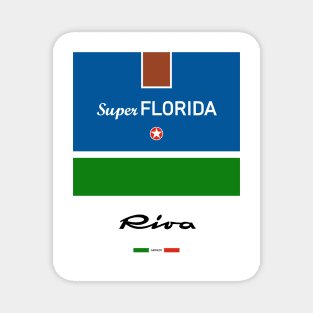 Super Florida Riva Aquarama Italy Italia travel vintage design Magnet