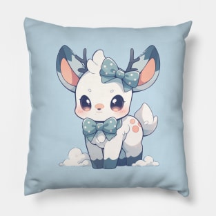 Fawn-tastic | cute kawaii reindeer! Pillow