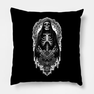 Ephemeral Requiem: The Deathly Banshee Pillow