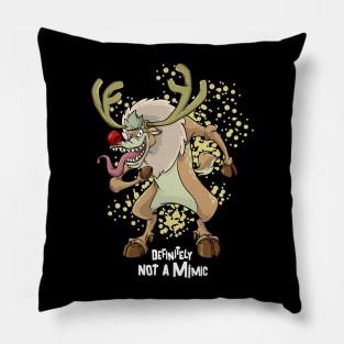 Roleplaying Mimic Creature RPG Joke Meme DM PnP Christmas Pillow