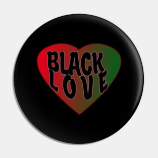 Black Love Pin