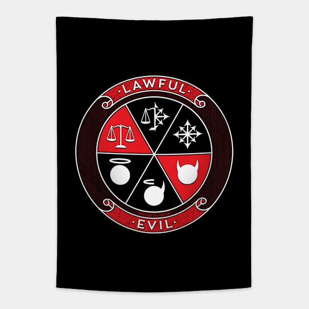 Lawful Evil Tapestry by RaygunTeaParty