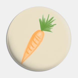 Whimsical Carrot Pin