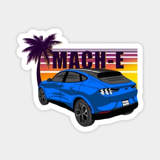 Sunset Mach-E in Grabber Blue Magnet