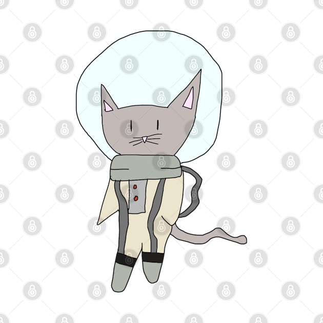 Space Cat -(Grey) by Usagicollection