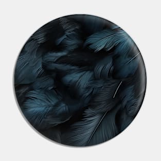 Whispers of Blue Feathers Pin