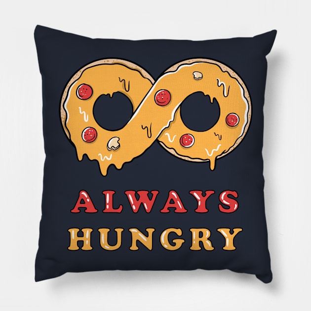 Always hungry Pillow by Otrebor