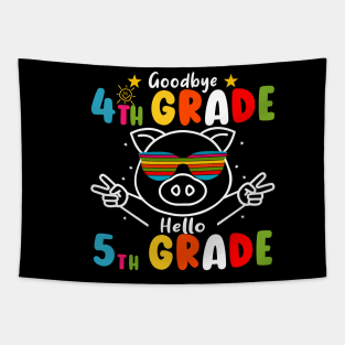 Goodbye 4th Grade Graduation Hello 5th Grade Last Day Of School Pig Tapestry