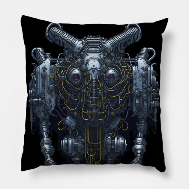 Electric Sheep Pillow by Houerd