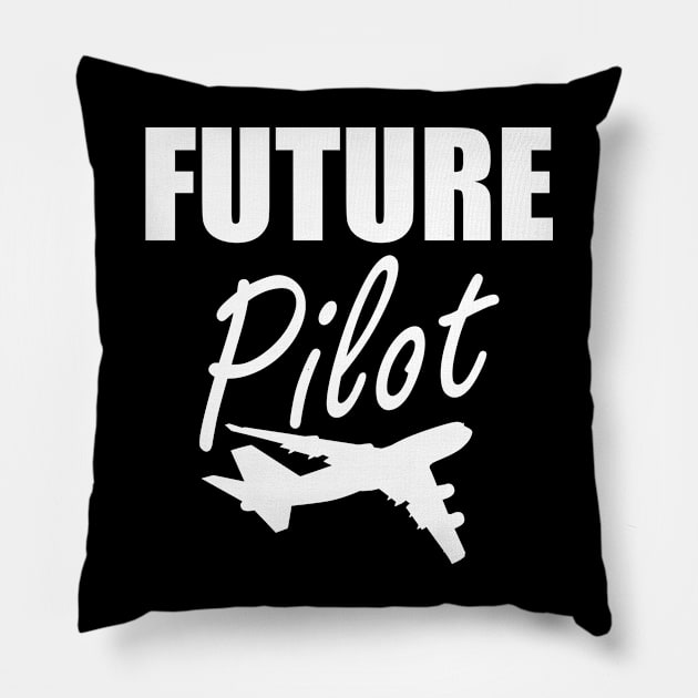 Future Pilot Pillow by KC Happy Shop