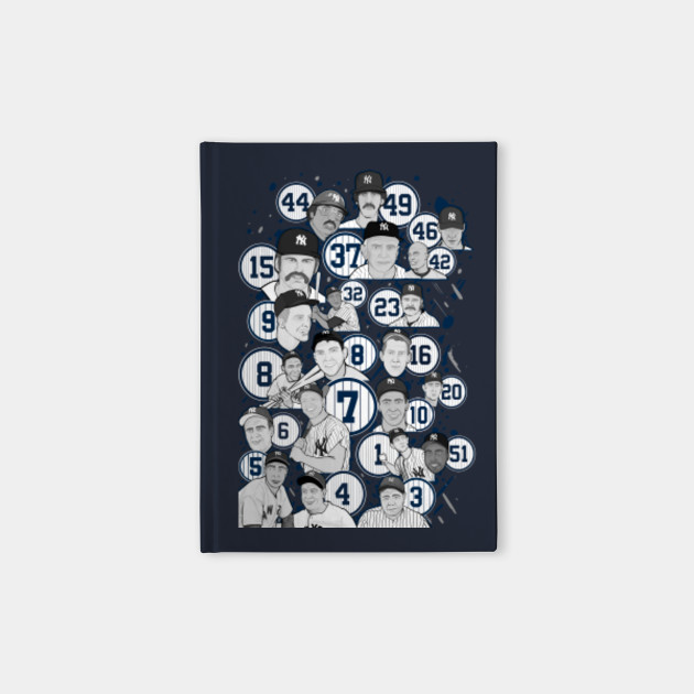 New York Yankee legends collage
