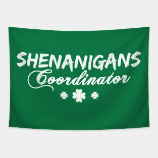 Shenanigans Coordinator Teacher St Patrick's Day Women Men Shamrock Tapestry