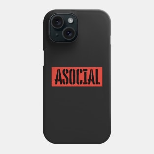 Asocial y antisocial, Definition Gift idea for a family member Phone Case