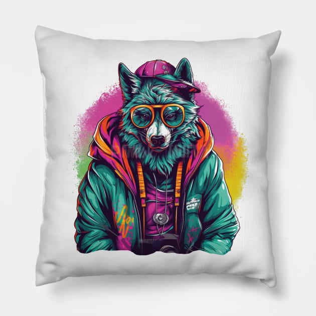 Howlin' Flow Pillow by Imagequest