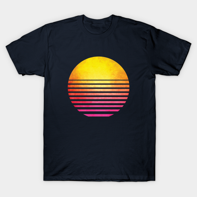 Retro Eighties Symbol Sun - Sun - T-Shirt