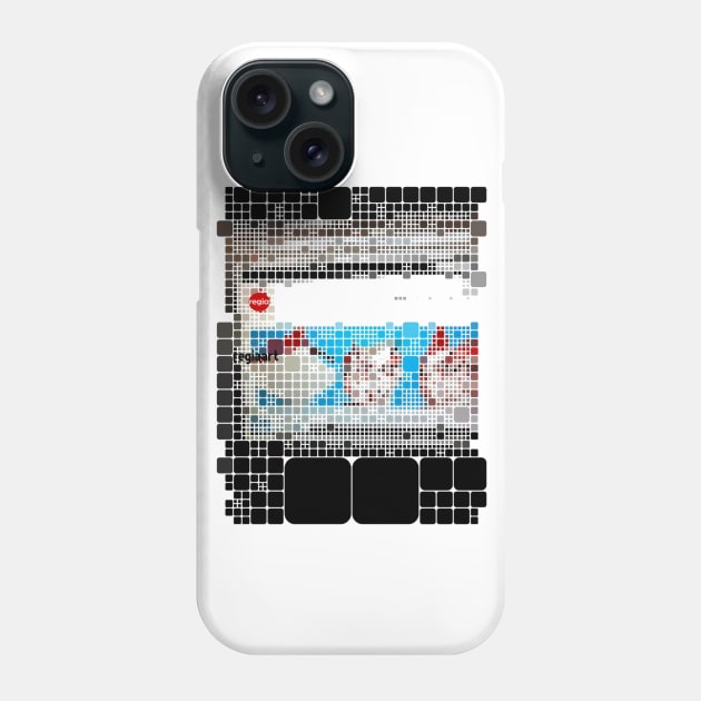 Two Black Squares Phone Case by regiaart