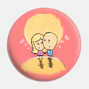 love you so art with two people Pin