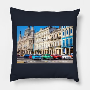 Cuban Cars in Havana Pillow