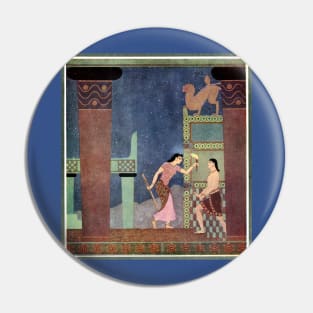 Ariadne and Theseus - Edmund Dulac, Tanglewood Tales Pin