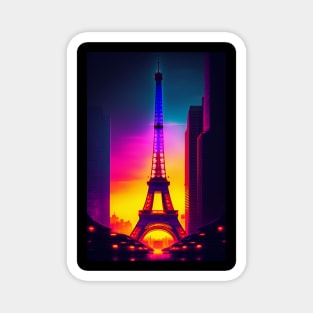 Neo-Eiffel Tower Magnet