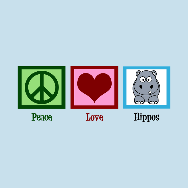 Peace Love Hippos by epiclovedesigns