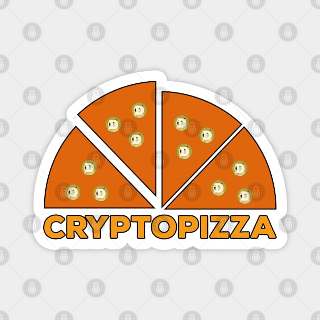 Cryptopizza Dogecoin Magnet by DiegoCarvalho