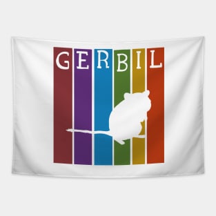 Vintage stripe gerbil Tapestry