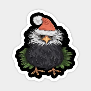 Silkie Christmas Magnet