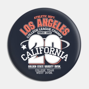 los Angelos College Team Pin