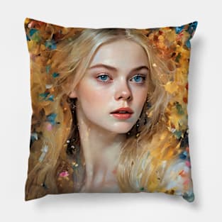 Coctail mess with Elle Fanning Pillow
