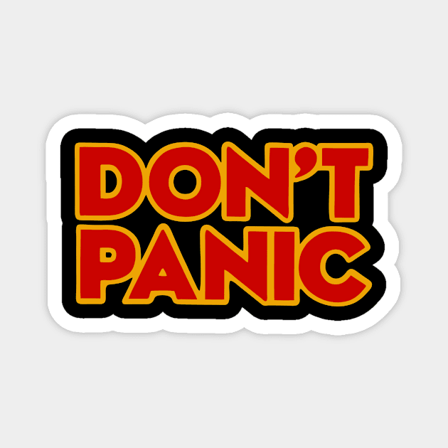Dont panic - Hitchhiker's guide - Dont Panic Hitchhikers Guide - Magnet
