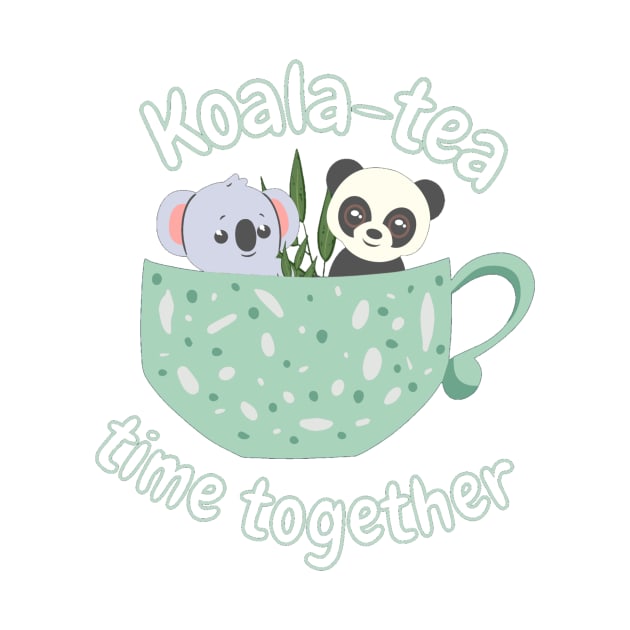 Koala tea time together! - Best Seller by LukjanovArt