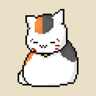 Nyanko-sensei Pixel Art T-Shirt