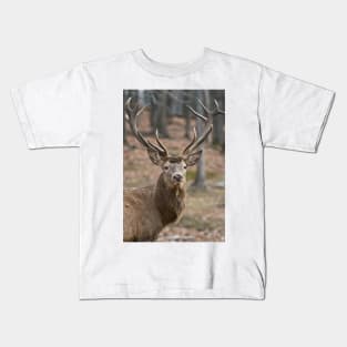 American elk - Watercolor paint Kids T-Shirt for Sale by