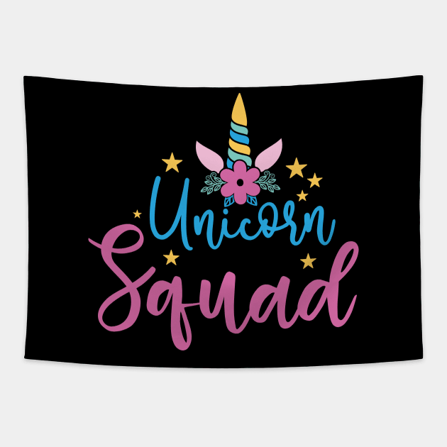 unicorn squad Tapestry by busines_night