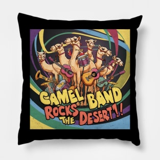 Camel Band Rocks the desert Pillow