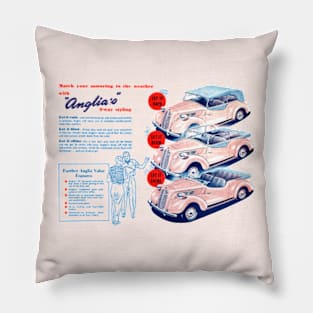 1950 FORD ANGLIA 10 - brochure Pillow